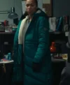 Evangeline Navarro True Detective S04 Green Puffer Coat For Sale