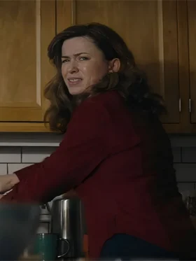 Eve Myles The Crow Girl Maroon Shirt For Sale