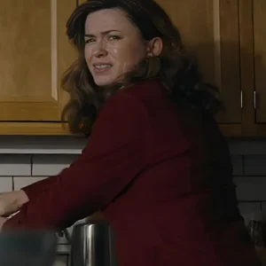 Eve Myles The Crow Girl Maroon Shirt For Sale