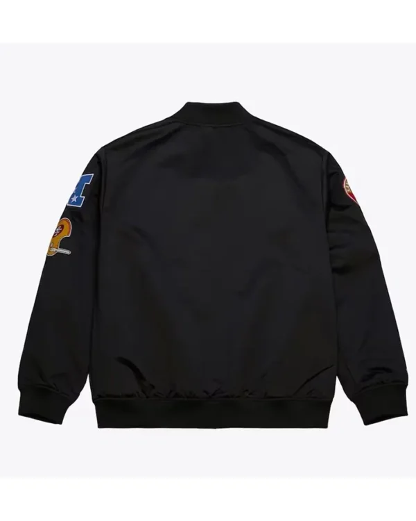 Fernandez San Francisco 49ers Black Varsity Jacket Back