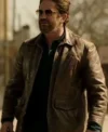 Gerard Butler Den Of Thieves 2 Pantera Brown Jacket