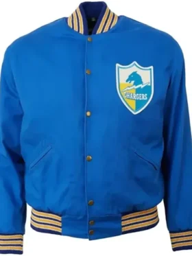 Gleichner Los Angeles Chargers Blue Varsity Jacket