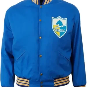 Gleichner Los Angeles Chargers Blue Varsity Jacket