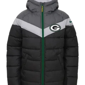 Grady Abshire Green Bay Packers Full Zip Puffer Jacket