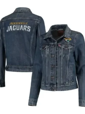 Graham Beier Jacksonville Jaguars Blue Denim Jacket