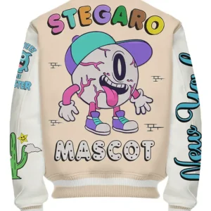 Habiba Mascot Stegaro Varsity Wool Jacket Back
