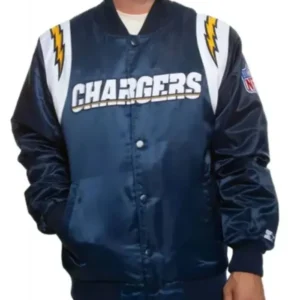 Halvorson Los Angeles Chargers Blue Varsity Jacket
