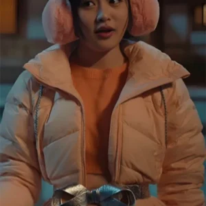 Han Bi Ryu XO Kitty Pink Puffer Coat