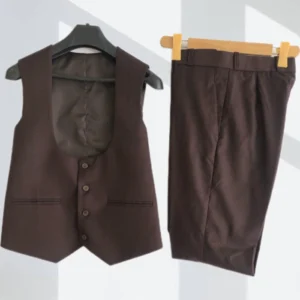 Harriett Brown Cotton Mens Suit