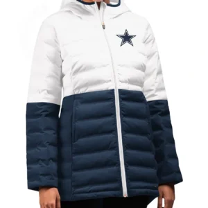 Haylee Ritchie Dallas Cowboys Hooded Puffer Jacket