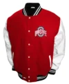 Haynes Red Ohio State Buckeyes Varsity Jacket