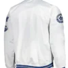 Hazle Toronto Maple Leafs Hometown White Satin Jacket Back