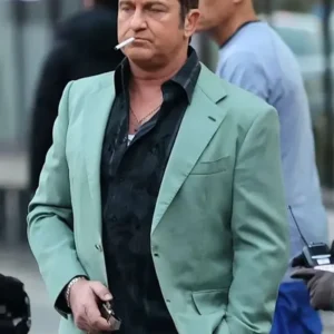 In the Hand of Dante Gerard Butler Green Blazer
