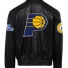 Indiana Pacers Black Bomber Jacket