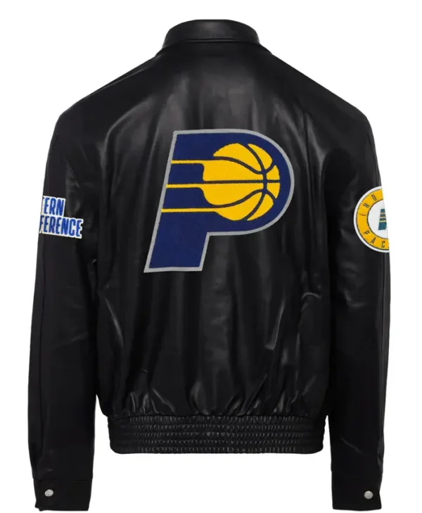 Indiana Pacers Black Bomber Jacket