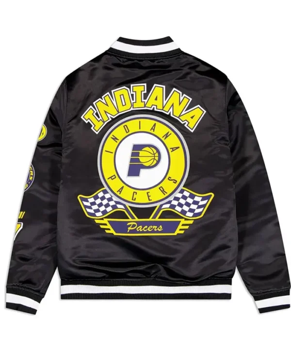 Indiana Pacers Black Varsity Jacket