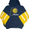Indiana Pacers Bomber Hooded Starter Jacket Sale