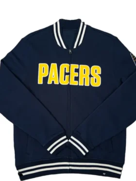 Indiana Pacers Navy Blue Track Jacket