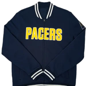 Indiana Pacers Navy Blue Track Jacket