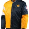 Indiana Pacers Satin Varsity Jacket