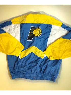 Indiana Pacers Vintage Bomber Zip Jacket