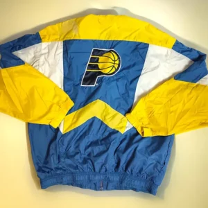 Indiana Pacers Vintage Bomber Zip Jacket