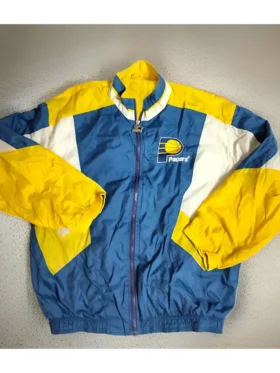 Indiana Pacers Vintage Bomber Zipper Jacket