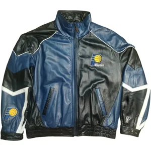 Indiana Pacers Vintage Leather Jacket