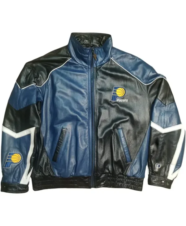 Indiana Pacers Vintage Leather Jacket
