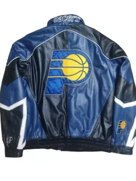 Indiana Pacers Vintage Leather Jacket Sale