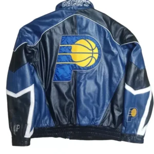 Indiana Pacers Vintage Leather Jacket Sale