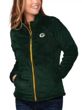 Isac Green Bay Packers G III 4Her Zip Green Jacket