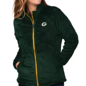 Isac Green Bay Packers G III 4Her Zip Green Jacket