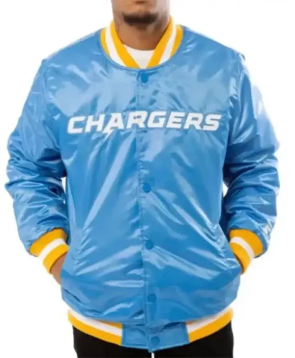 Jaclyn NFL Los Angeles Chargers Starter Varsity Jacket