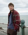 James Norton Playing Nice Red Cotton Shirt For Sale