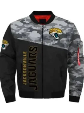 Janelle Jacksonville Jaguars Military Bomber Jacket