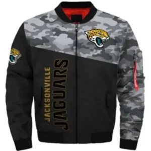 Janelle Jacksonville Jaguars Military Bomber Jacket