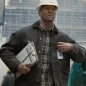 Jason Statham A Working Man Grey Cotton Jacket