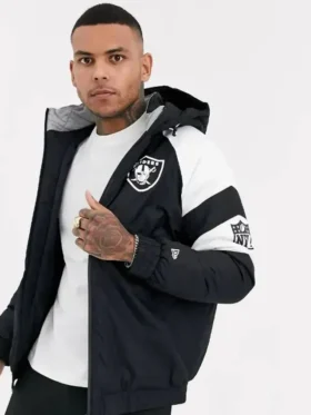 Javier Mann Las Vegas Raiders Puffer Hooded Jacket