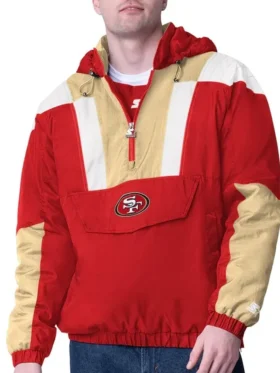 Jeremiah Scarlet San Francisco 49ers Pullover Jacket
