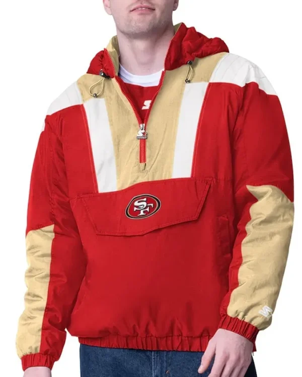 Jeremiah Scarlet San Francisco 49ers Pullover Jacket