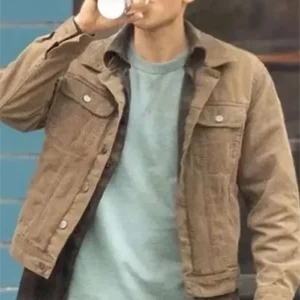 Joaquin Torres Captain America Brave New World Brown Jacket closeup