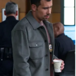 Joe Velasco Law and Order SVU Grey Shacket