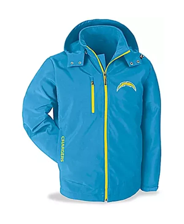 Johnathan Los Angeles Chargers Blue Zip Jacket