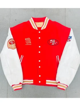 Jonah 1990 Super Bowl XXIV San Francisco 49ers Champions Varsity Jacket