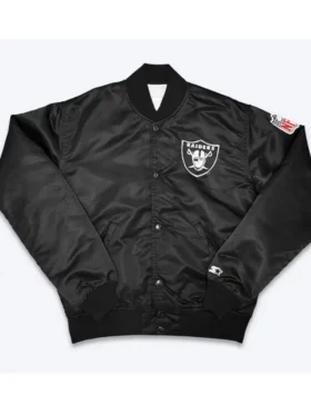 Josue Mills Ice Cube Raiders Satin Varsity Jacket