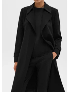 Judy Reyes High Potential Black Coat