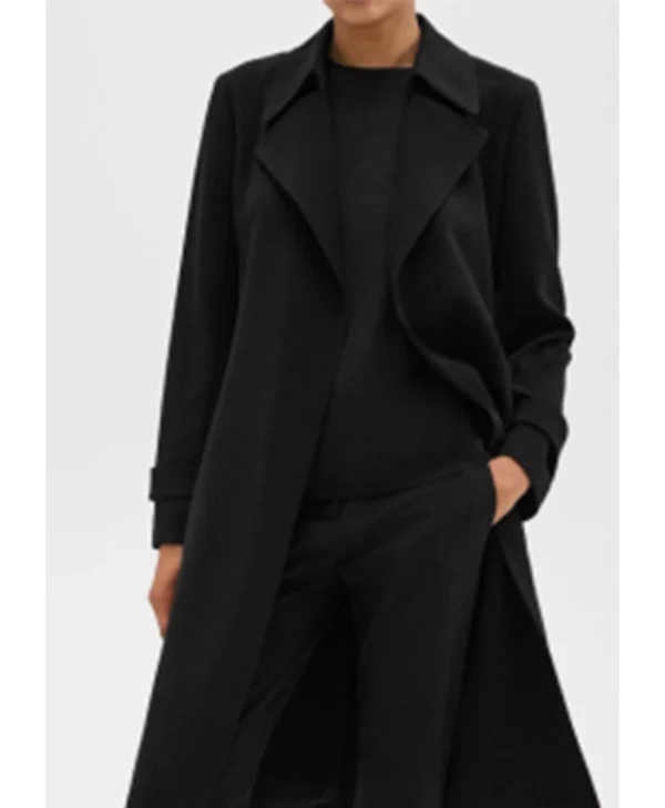 Judy Reyes High Potential Black Coat