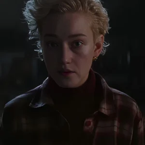 Julia Garner Wolf Man Plaid Shirt