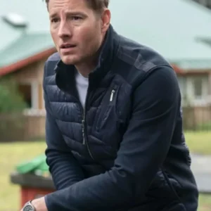 Justin Hartley Tracker Black Puffer Jacket
